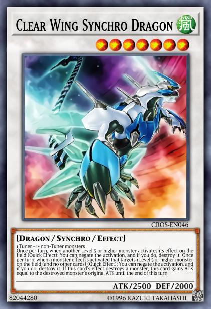 Clear Wing Synchro Dragon - CROS-EN046 - Ghost Rare - Unlimited