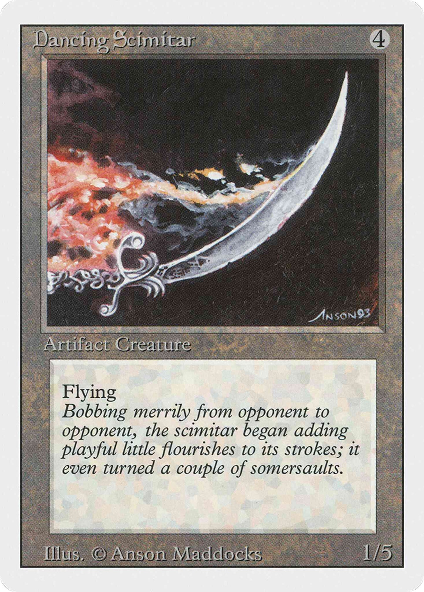 Dancing Scimitar [243] [Revised Edition] [Non-Foil]