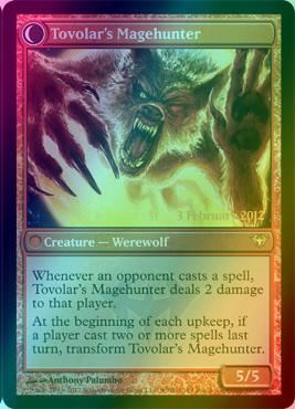 Mondronen Shaman // Tovolar's Magehunter [98] [Dark Ascension Promos] [Foil]