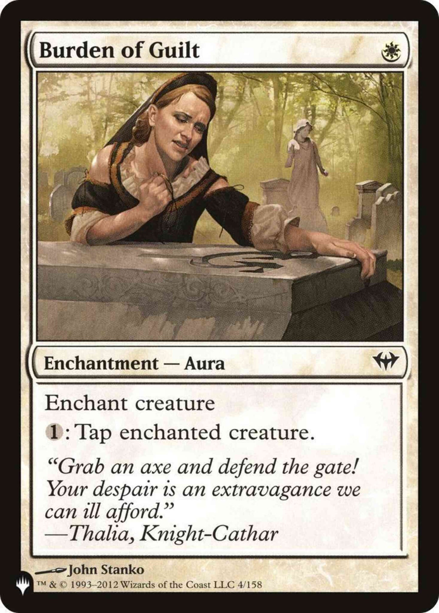 Burden of Guilt [DKA-4] [The List] [Non-Foil]