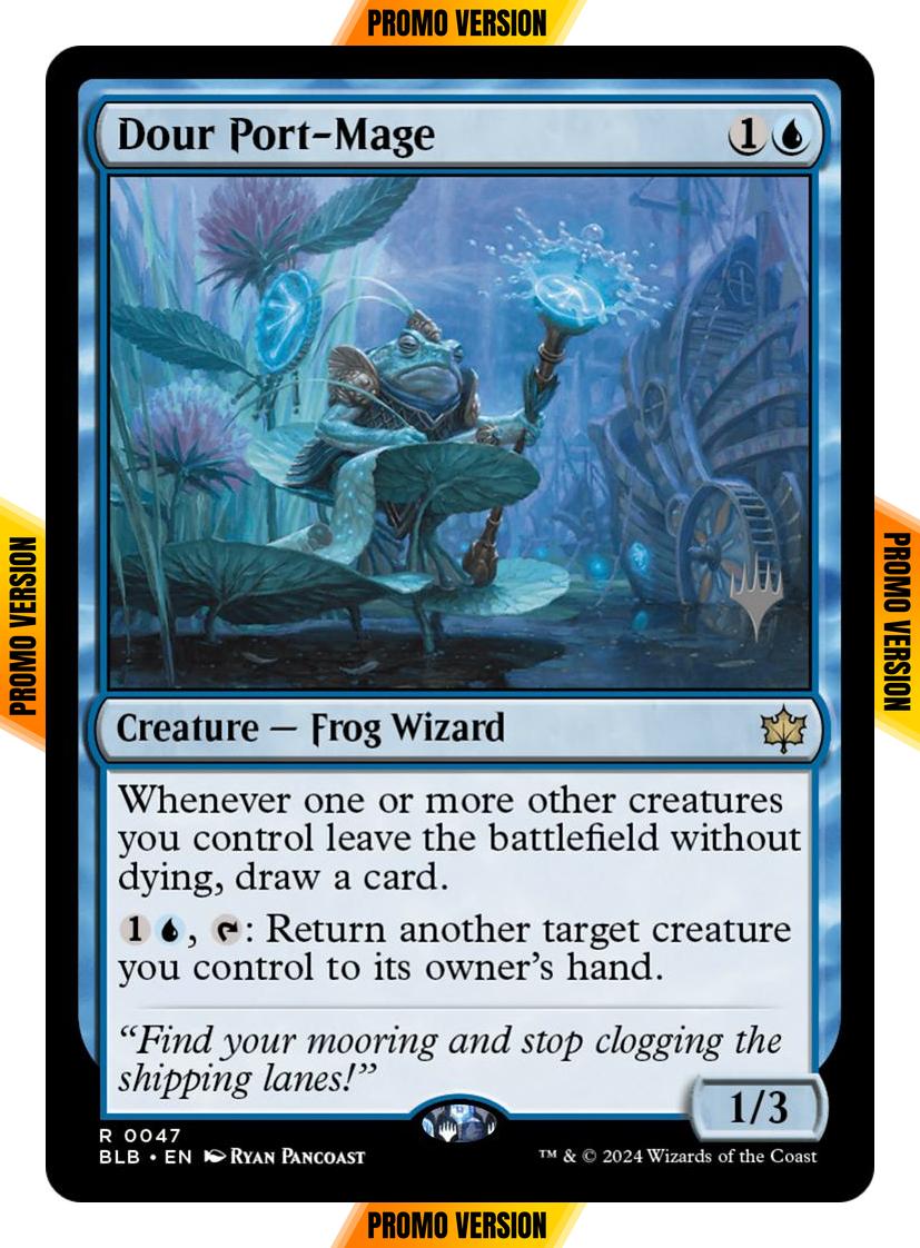 Dour Port-Mage [47p] [Promo Pack] [Bloomburrow: Promos] [Non-Foil]