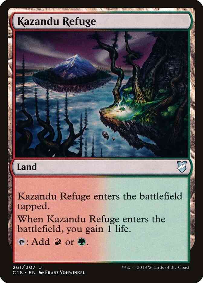 Kazandu Refuge [261] [Commander 2018] [Non-Foil]
