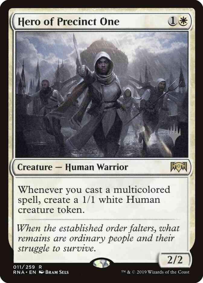 Hero of Precinct One [11p] [Promo Pack] [Ravnica Allegiance Promos] [Non-Foil]