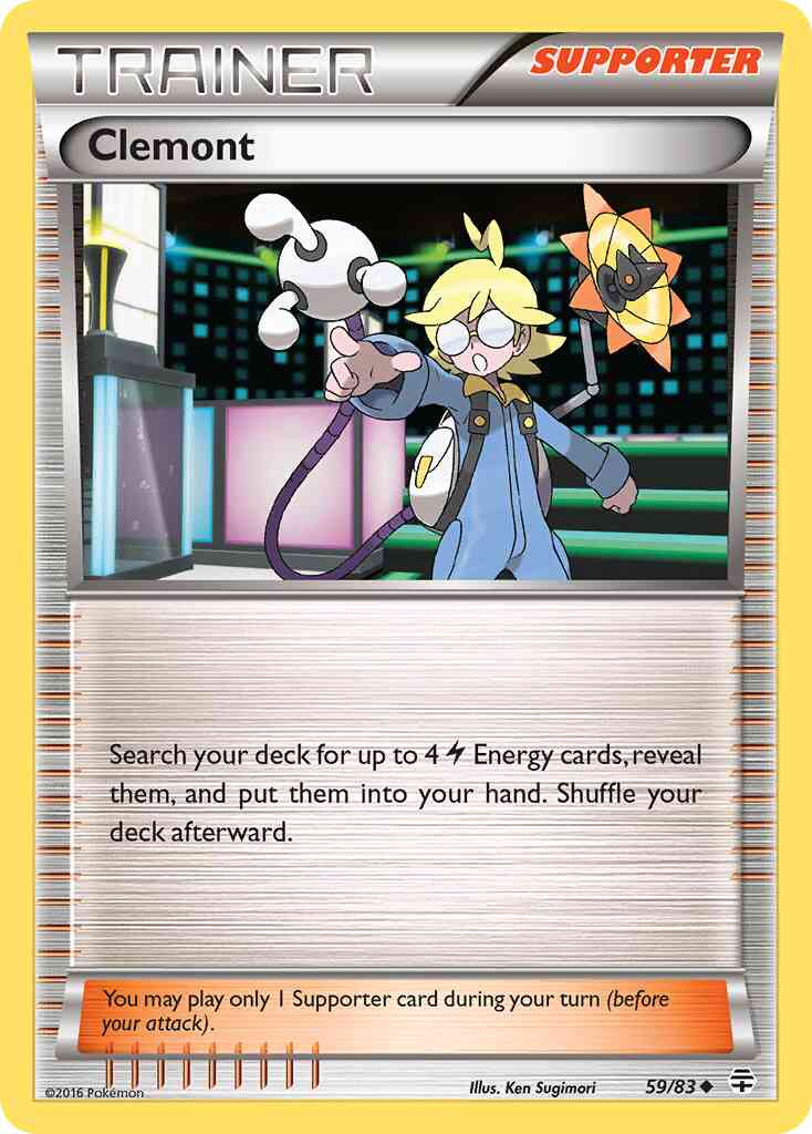 Clemont - 59/83 - Uncommon [g1-59] [Reverse Holo]