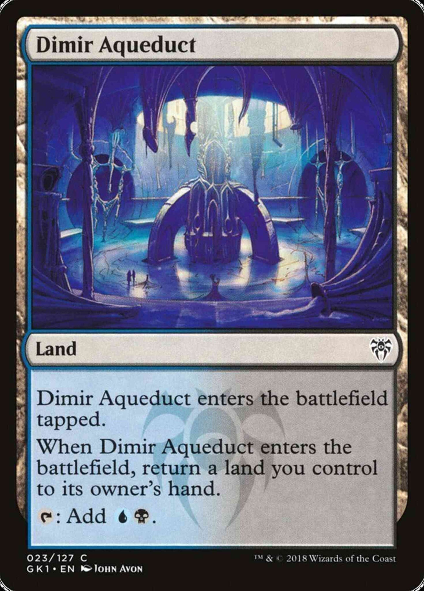Dimir Aqueduct [23] [GRN Guild Kit] [Non-Foil]