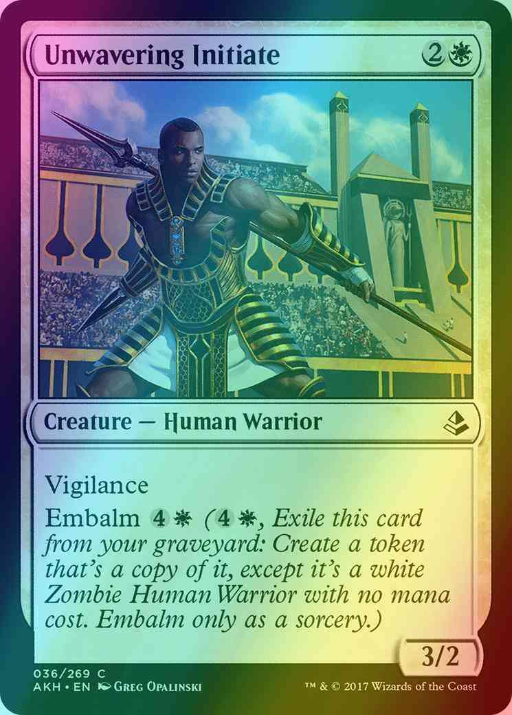 Unwavering Initiate [36] [Amonkhet] [Foil]