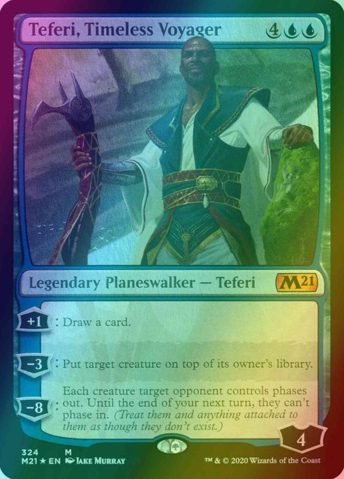 Teferi, Timeless Voyager [324] [Core Set 2021] [Foil]