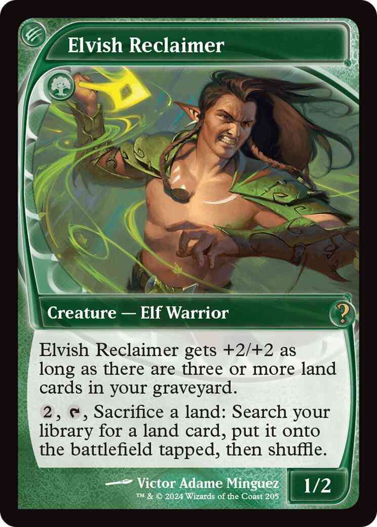 Elvish Reclaimer [205] [Future Frame] [Mystery Booster 2] [Non-Foil]