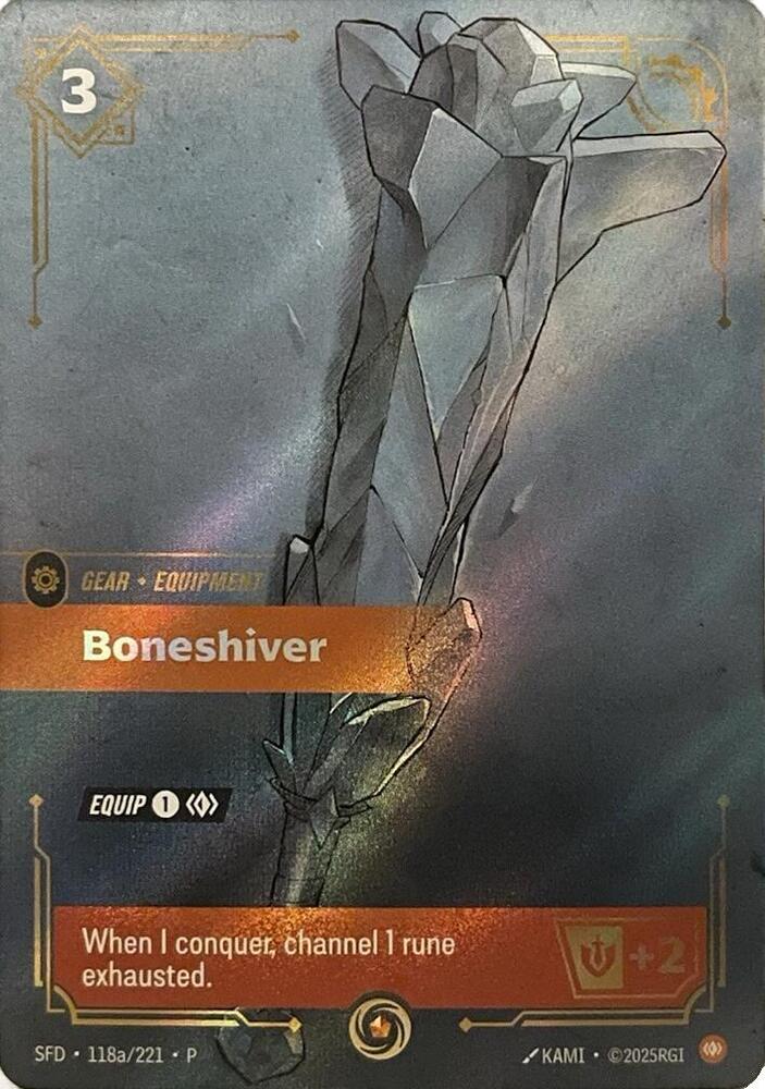 Boneshiver - 118a/221 [Riftbound Organized Play Promotional Cards] [Foil]