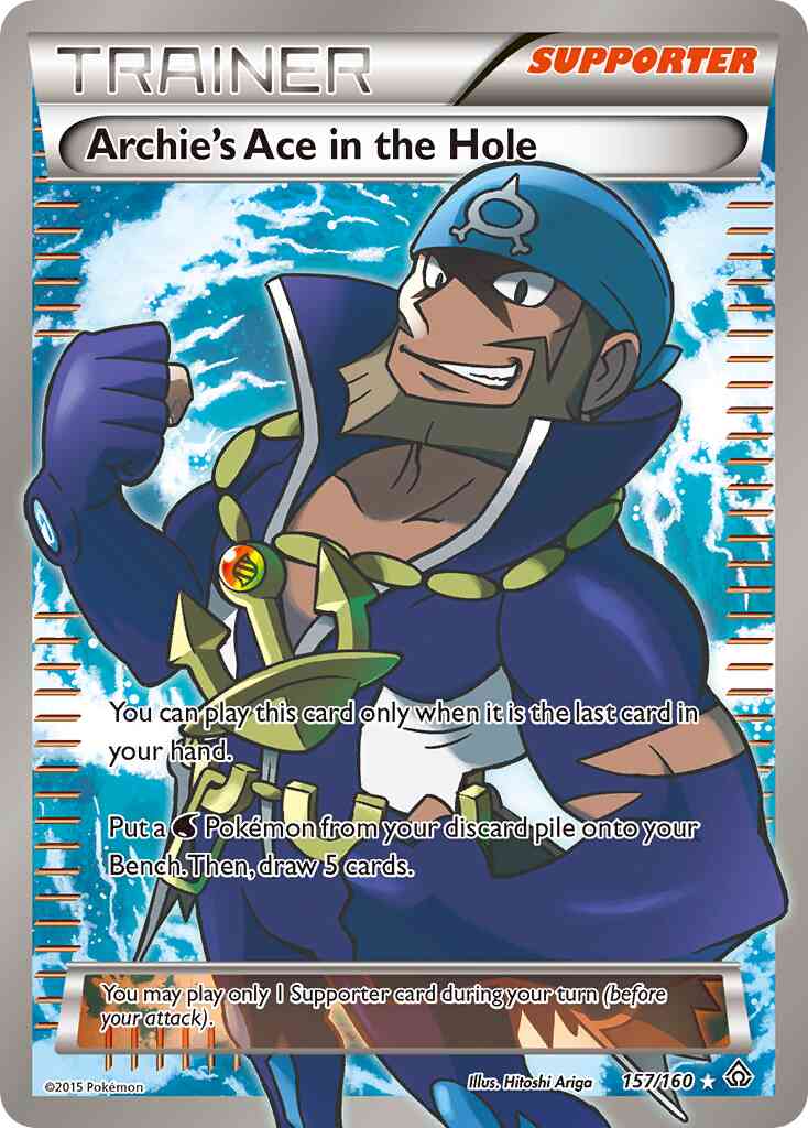 Archie's Ace in the Hole - 157/160 - Rare Ultra [xy5-157] [Ultra]
