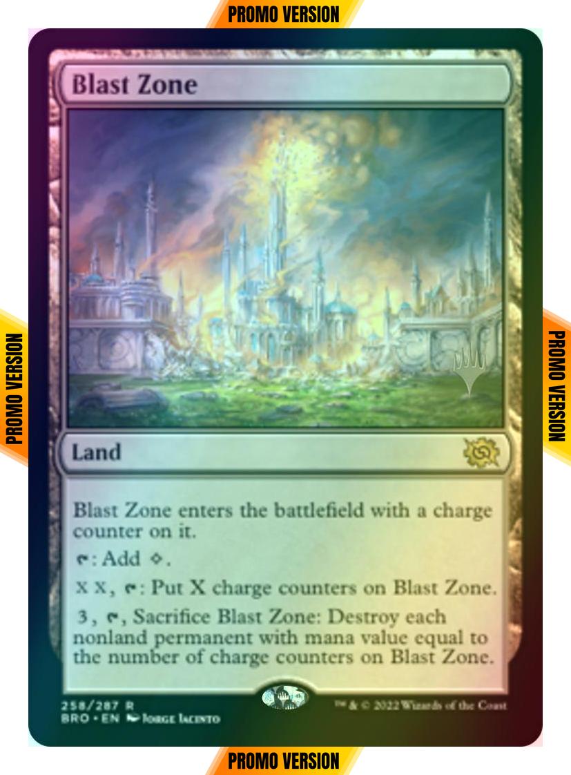 Blast Zone [258p] [Promo Pack] [The Brothers' War: Promos] [Foil]