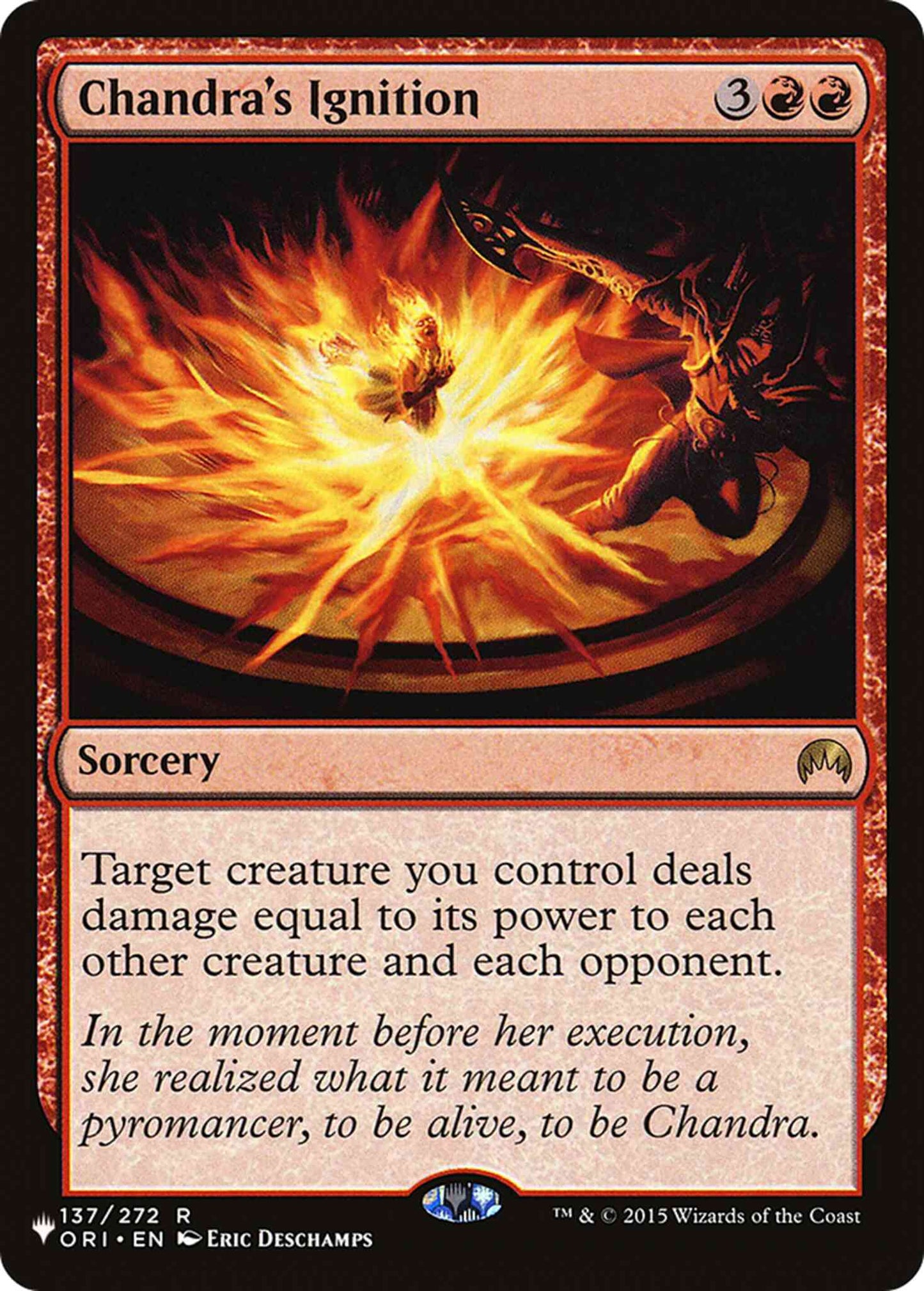 Chandra's Ignition [ORI-137] [The List] [Non-Foil]