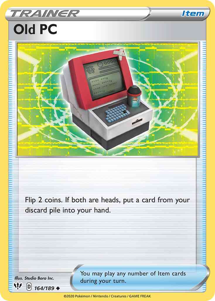 Old PC - 164/189 - Uncommon [swsh3-164] [Reverse Holo]