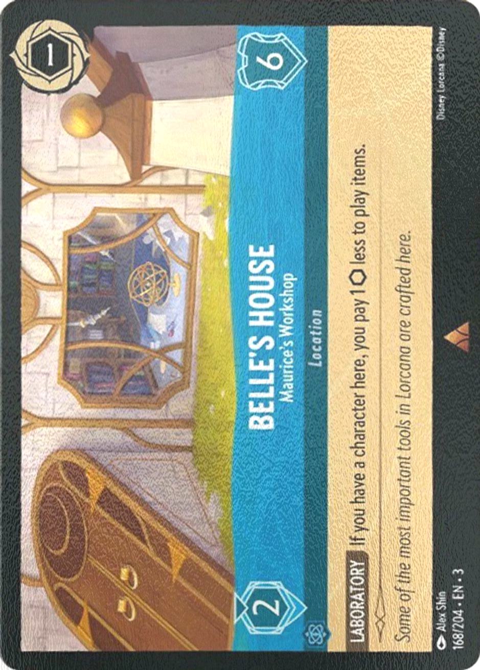Belle's House - Maurice's Workshop - 168/204 [Into the Inklands] [Cold Foil]
