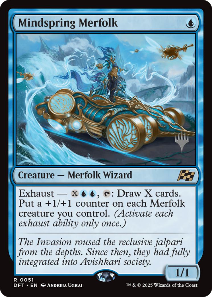 Mindspring Merfolk [51p] [Promo Pack] [Aetherdrift: Promos] [Non-Foil]