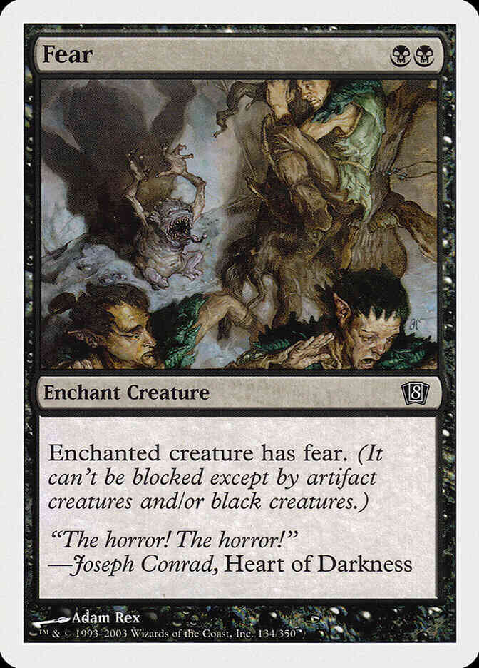 Fear [134] [Eighth Edition] [Non-Foil]