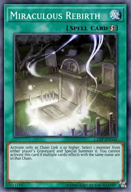 Miraculous Rebirth - CDIP-EN044 - Rare - Unlimited