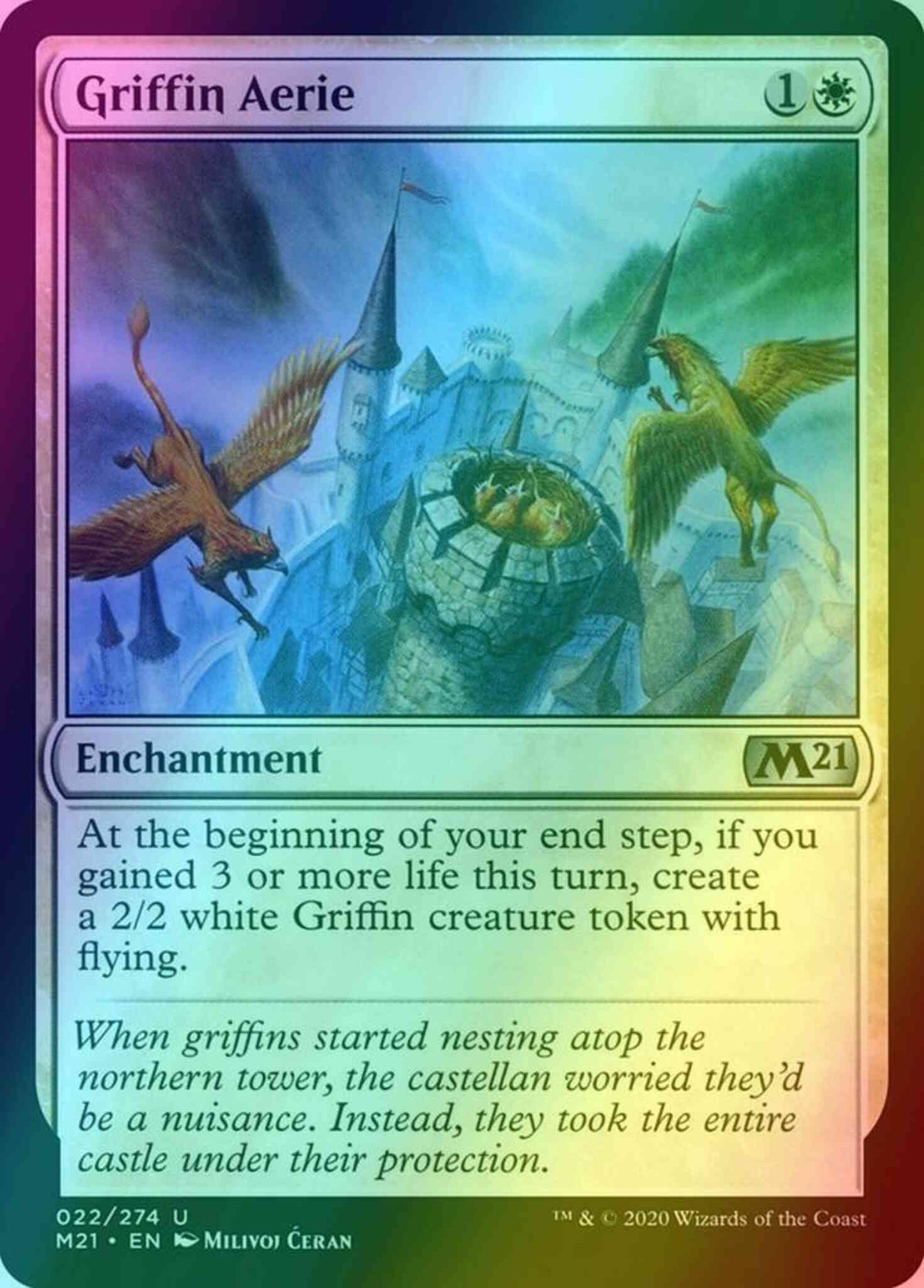 Griffin Aerie [22] [Core Set 2021] [Foil]