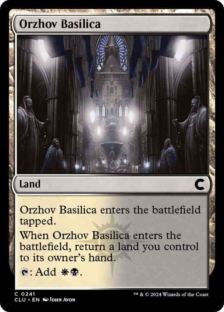 Orzhov Basilica [241] [Ravnica: Clue Edition] [Non-Foil]