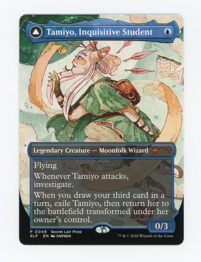 Tamiyo, Inquisitive Student // Tamiyo, Seasoned Scholar — Borderless — ID 18659