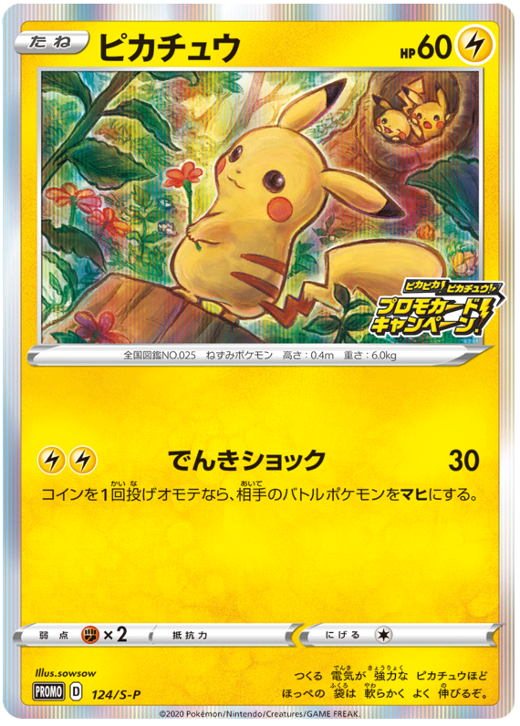 Pikachu - 124/s-p - Promo - Japanese [swshp-124] [Holo]