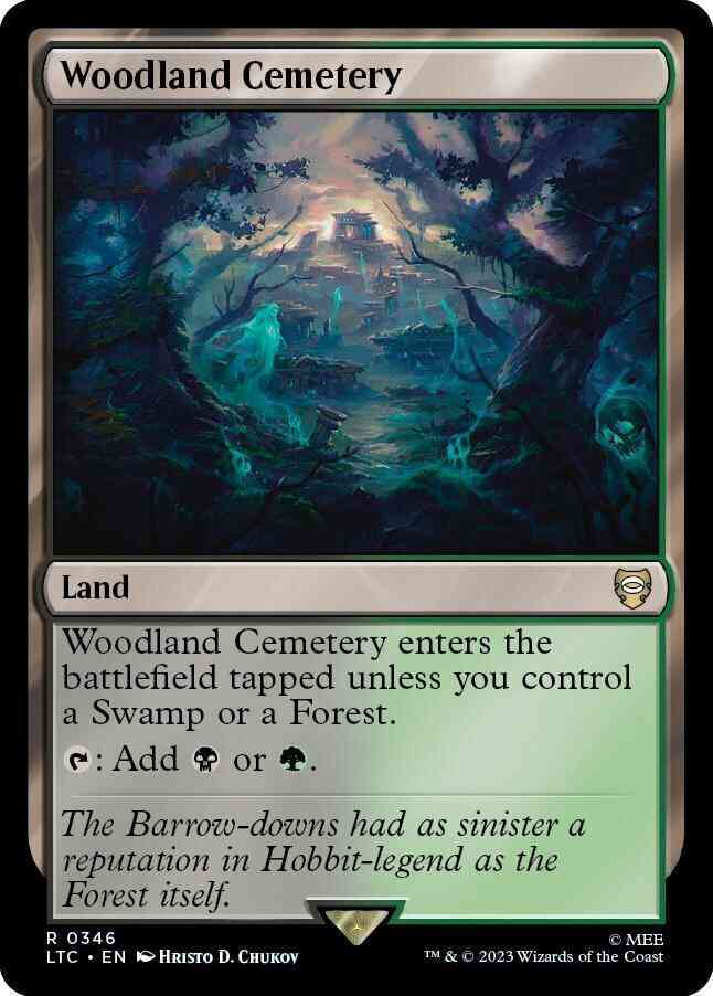 Woodland Cemetery [346] [The Lord of the Rings: Tales of Middle-earth: Commander] [Non-Foil]