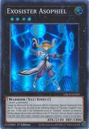 Exosister Asophiel - GRCR-EN020 - Super Rare - 1st Edition