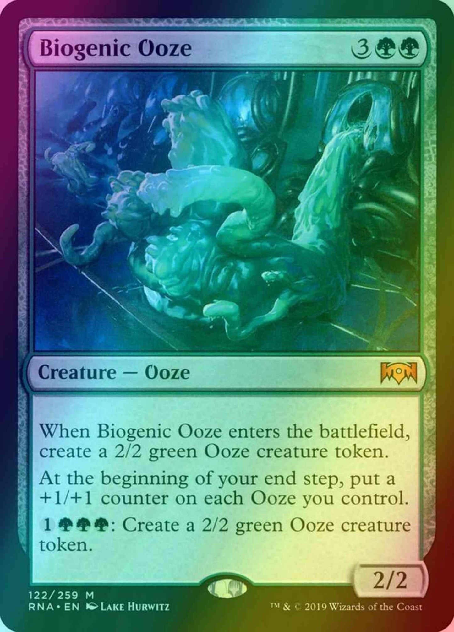 Biogenic Ooze [122] [Ravnica Allegiance] [Foil]
