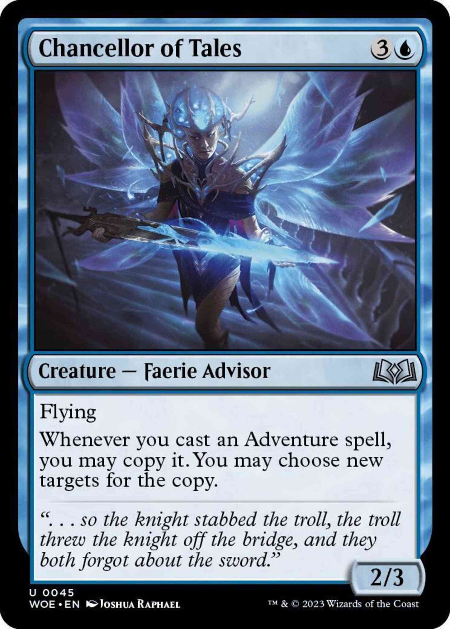 Chancellor of Tales [45] [Wilds of Eldraine] [Non-Foil]