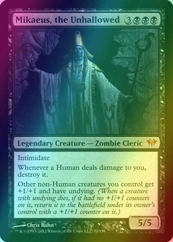 Mikaeus, the Unhallowed [70] [Dark Ascension] [Foil]