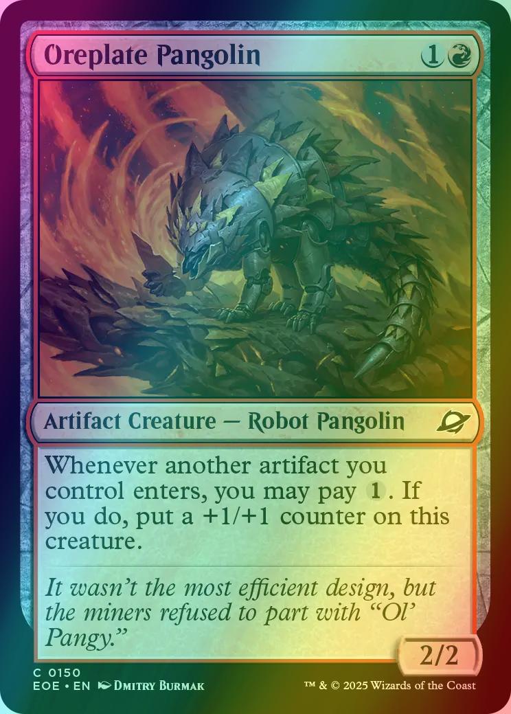 Oreplate Pangolin [150] [Edge of Eternities] [Foil]