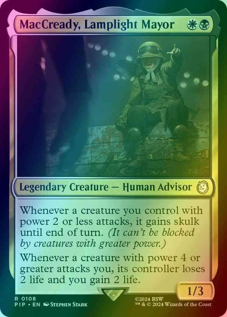 MacCready, Lamplight Mayor [108] [Fallout] [Foil]