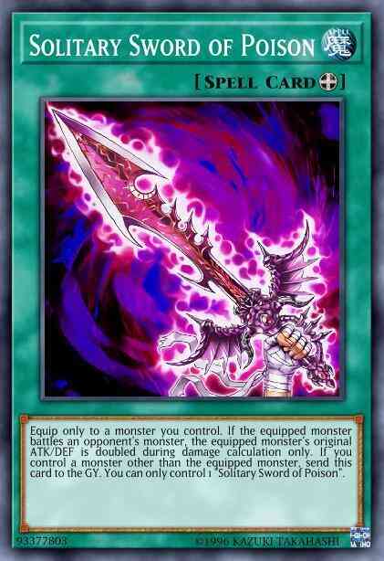 Solitary Sword of Poison - MP19-EN123 - Common - 1st Edition
