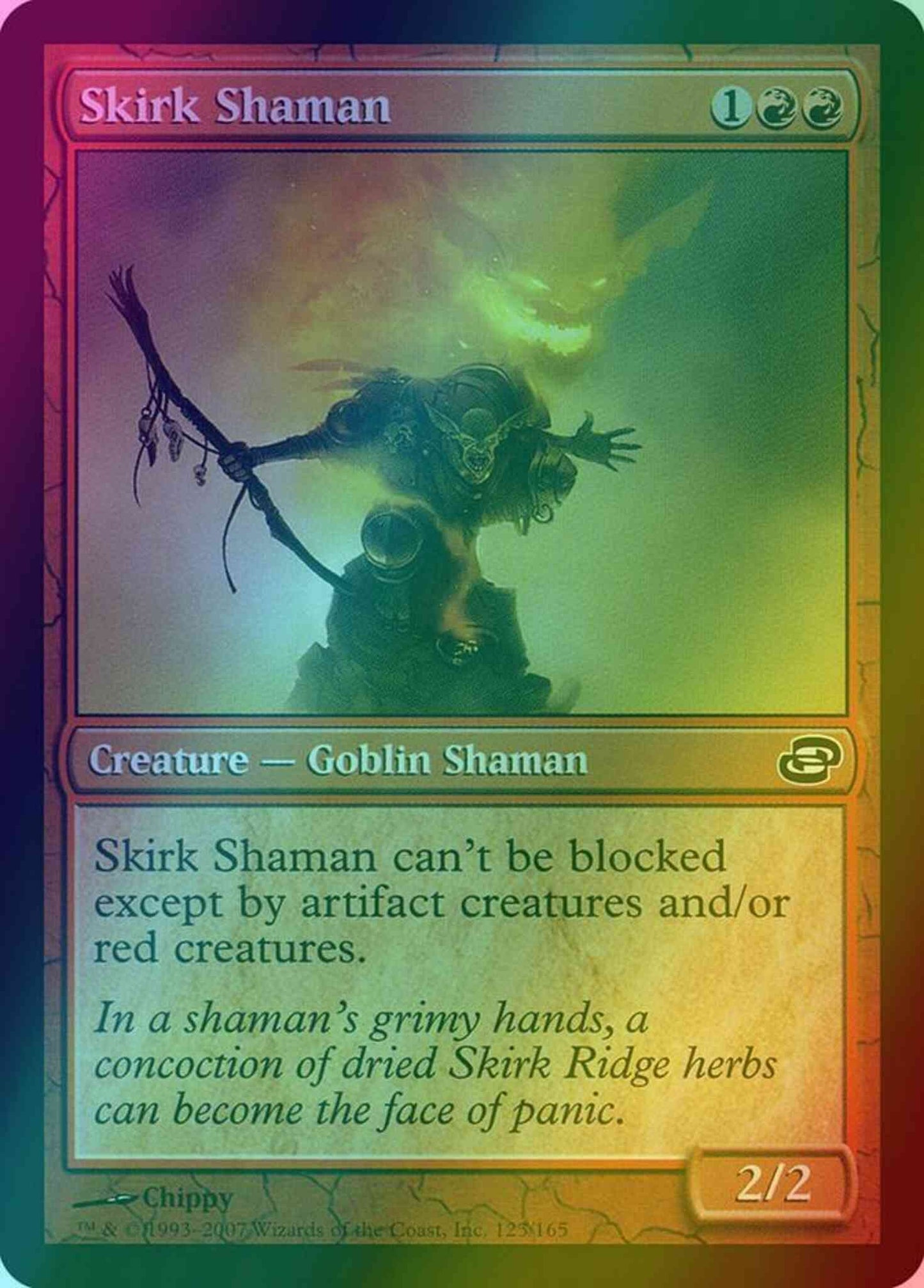 Skirk Shaman [123] [Planar Chaos] [Foil]