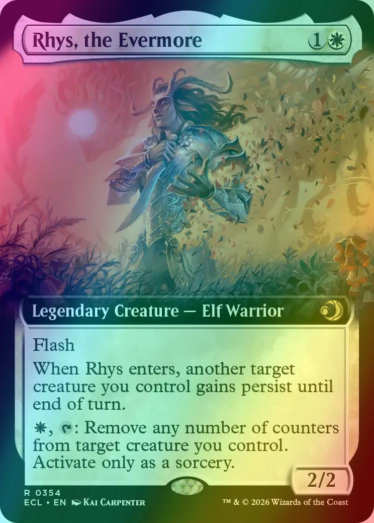 Rhys, the Evermore [354] [Extended Art] [Lorwyn Eclipsed] [Foil]