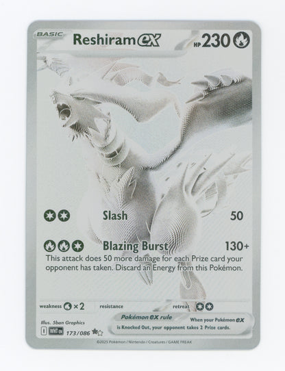 Reshiram ex — Black White Rare — ID 18978
