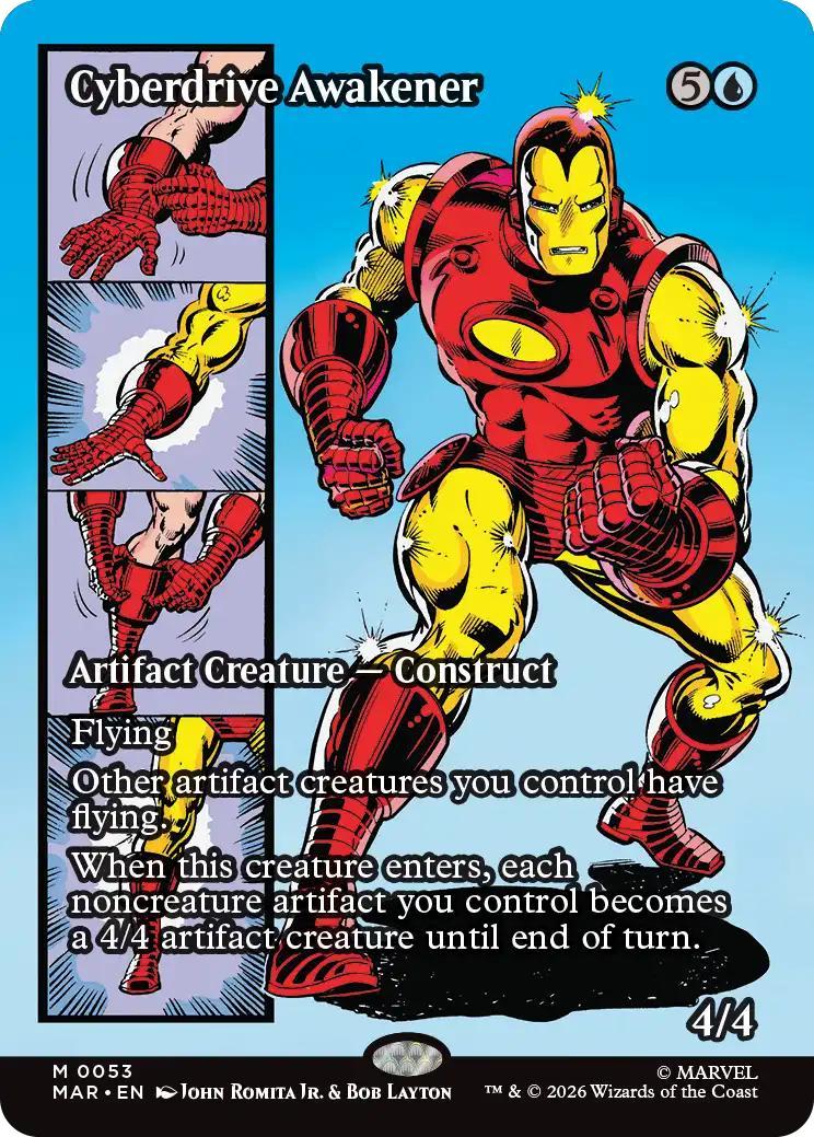 Cyberdrive Awakener [53] [Borderless] [Source Material] [Marvel Universe] [Non-Foil]