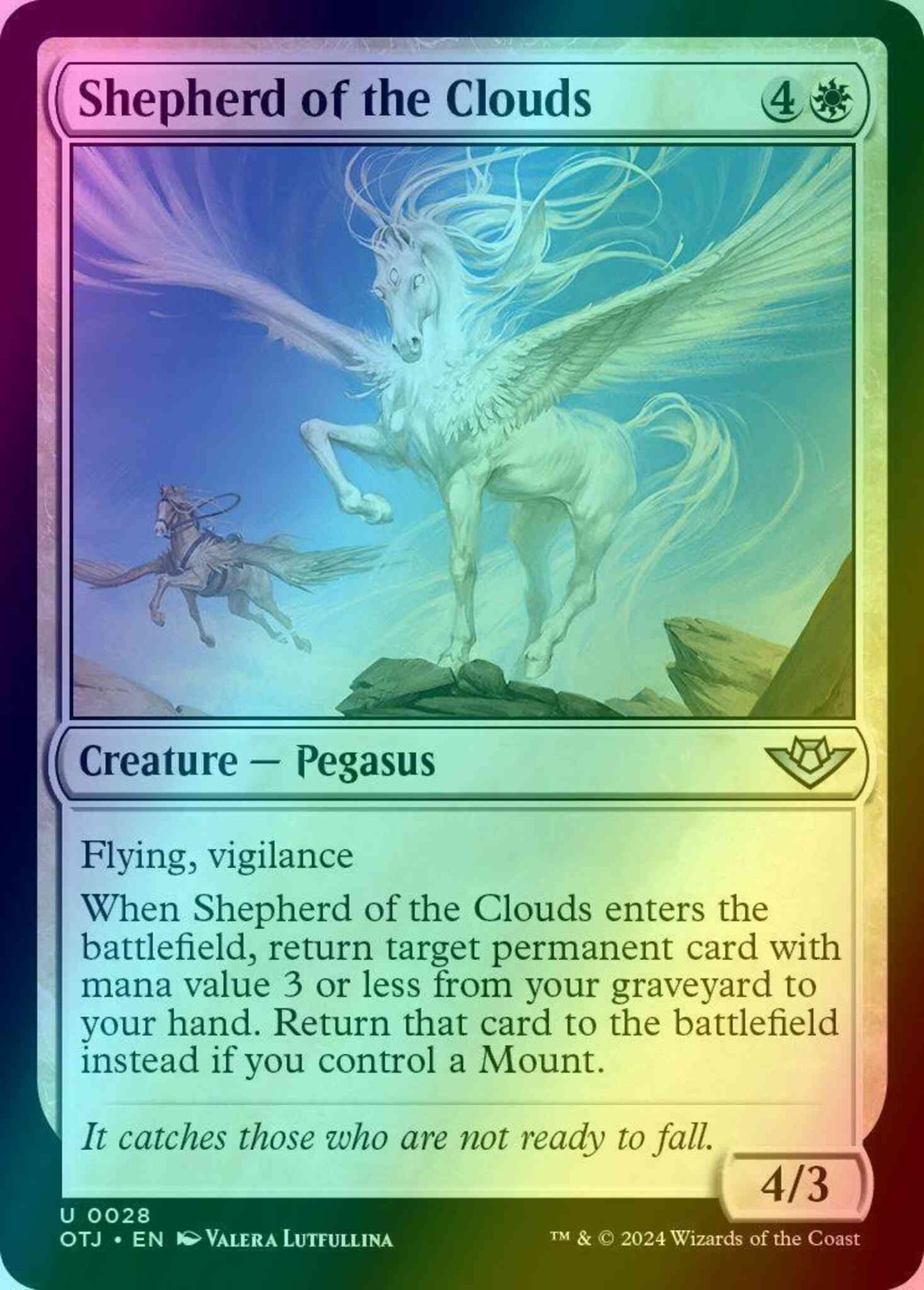 Shepherd of the Clouds [28] [Outlaws of Thunder Junction] [Foil]