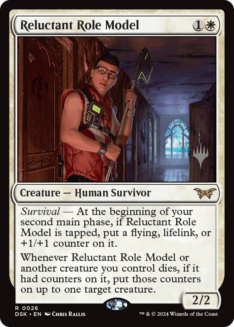 Reluctant Role Model [26p] [Promo Pack] [Duskmourn: House of Horror: Promos] [Non-Foil]