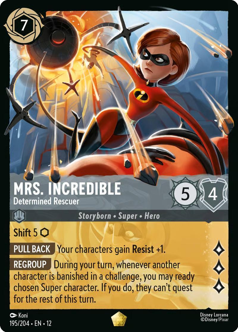 Mrs. Incredible - Determined Rescuer - 195/204 [Wilds Unknown] [Non-Foil]