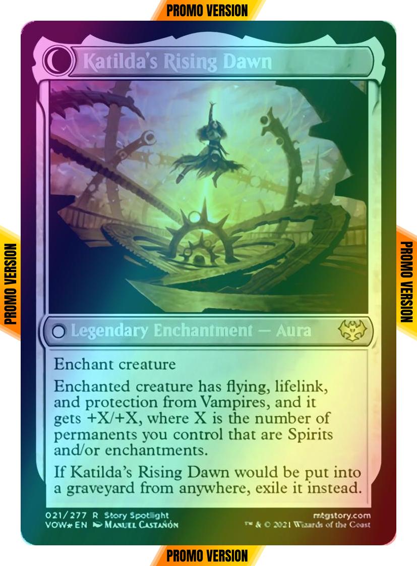 Katilda, Dawnhart Martyr // Katilda's Rising Dawn [Prerelease] [21s] [Innistrad: Crimson Vow: Promos] [Foil]