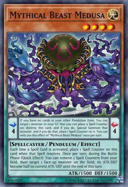 Mythical Beast Medusa - EXFO-EN024 - Super Rare - Unlimited