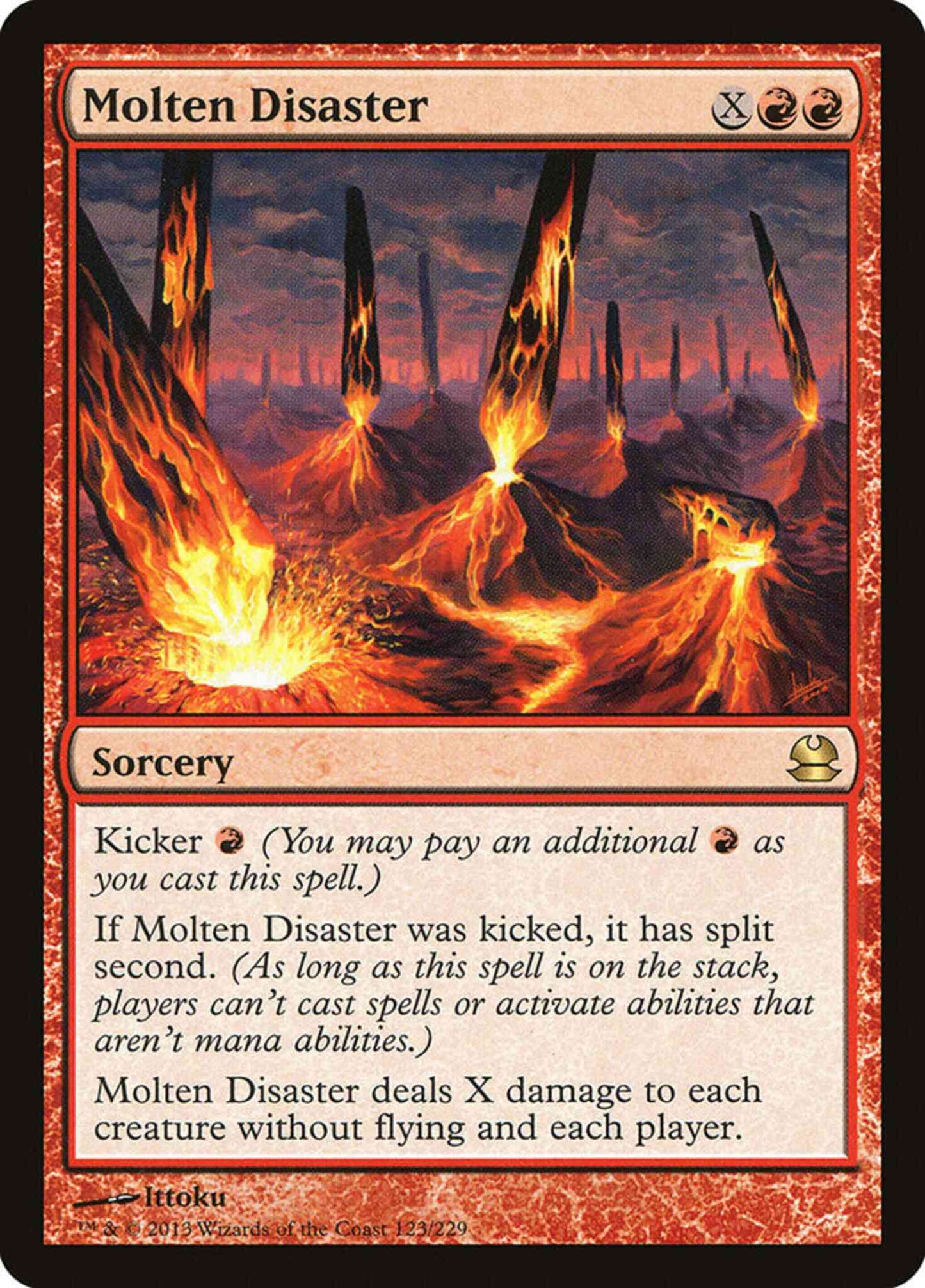 Molten Disaster [123] [Modern Masters] [Non-Foil]