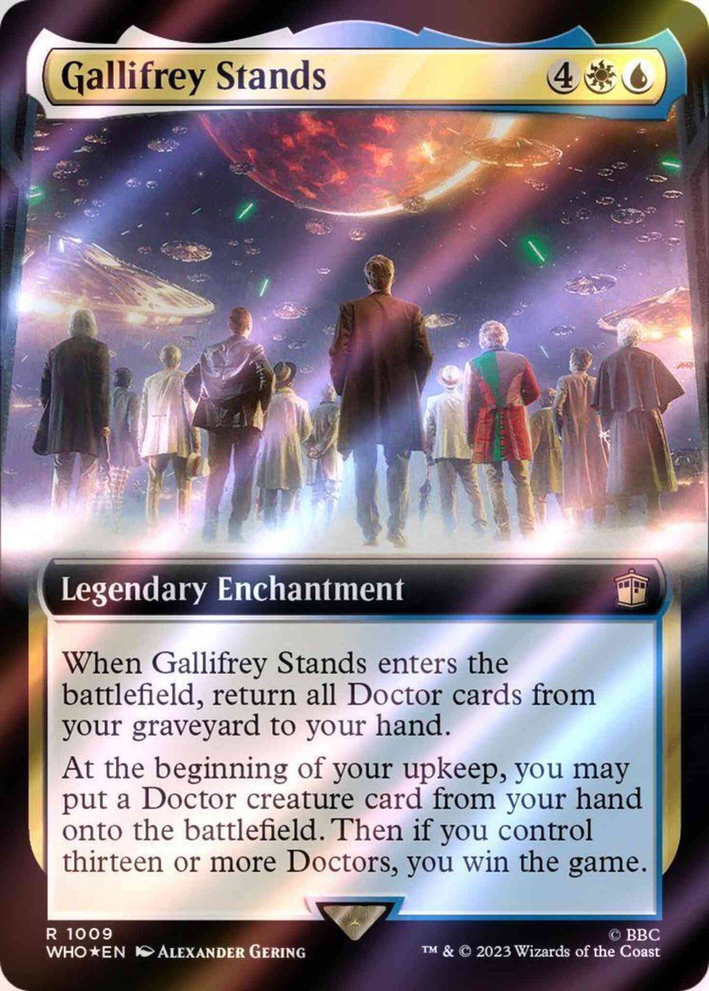 Gallifrey Stands [1009] [Extended Art] [Universes Beyond: Doctor Who] [Surge Foil]