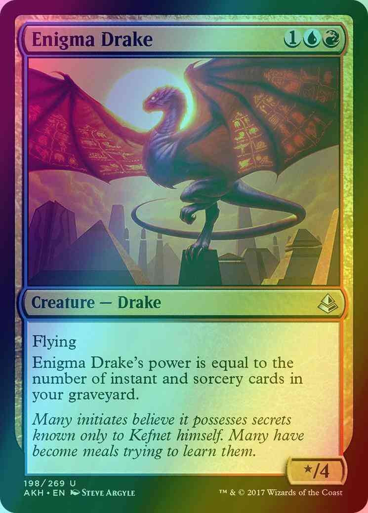 Enigma Drake [198] [Amonkhet] [Foil]