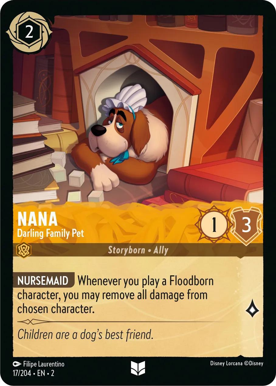 Nana - Darling Family Pet - 17/204 [Rise Of The Floodborn] [Non-Foil]