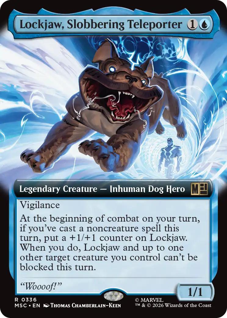Lockjaw, Slobbering Teleporter [336] [Extended Art] [Marvel Super Heroes: Commander] [Non-Foil]