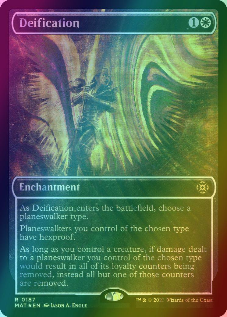 Deification [187] [Planar Showcase] [March of the Machine: The Aftermath] [Halo Foil]