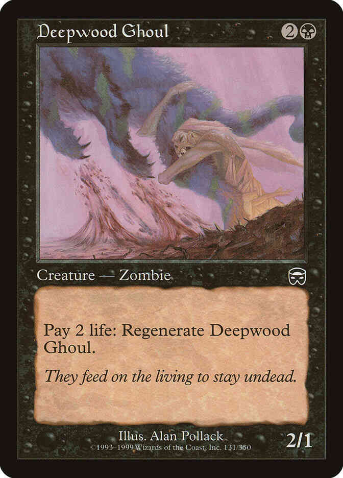 Deepwood Ghoul [131] [Mercadian Masques] [Non-Foil]