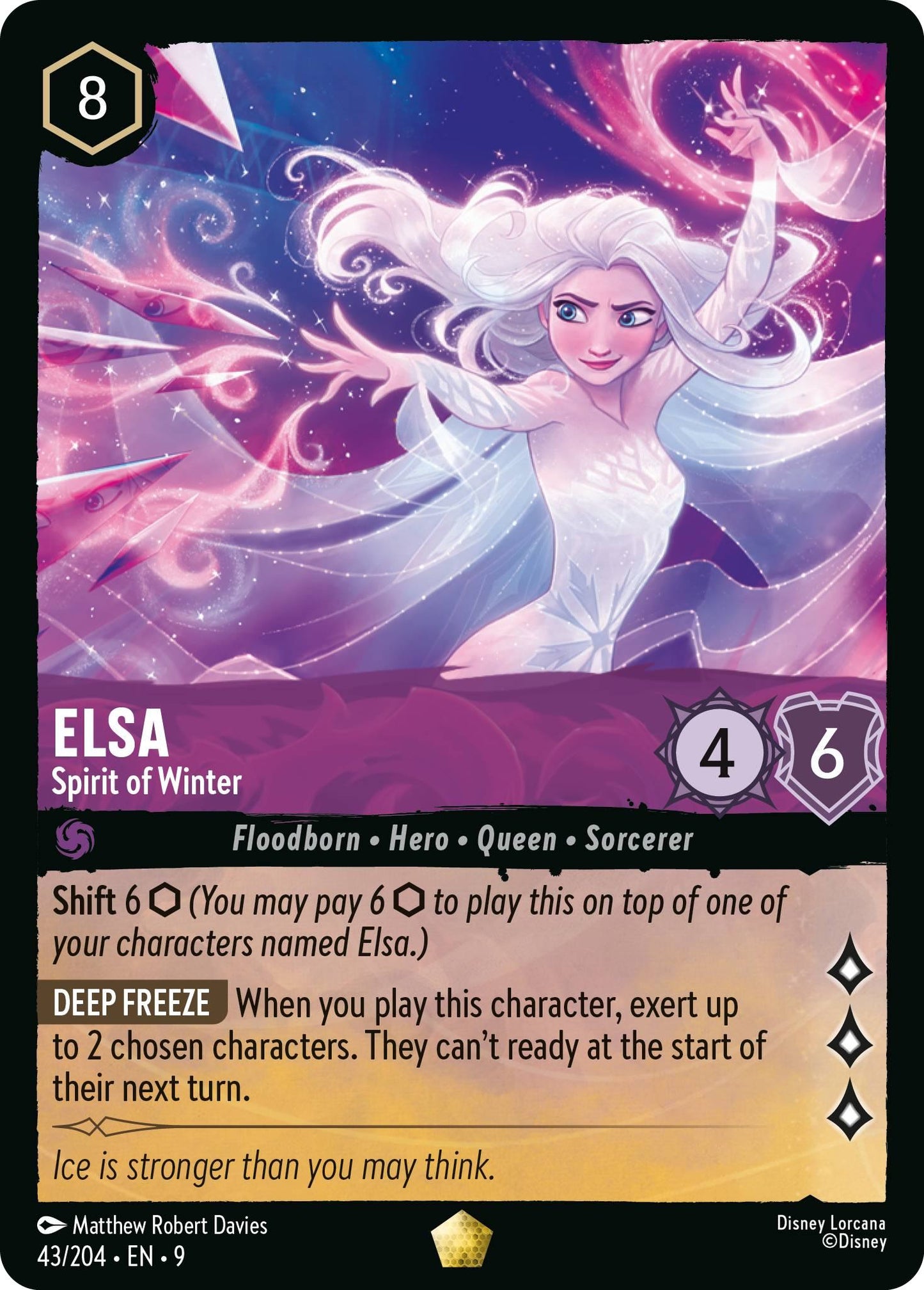 Elsa - Spirit of Winter - 43/204 [Fabled] [Non-Foil]